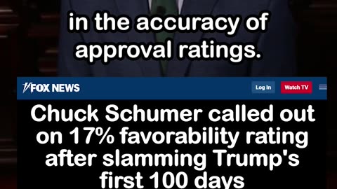Chuck Schumer Goes from 'Polls are Gospel' to 'Polls are Garbage' in 2 minutes