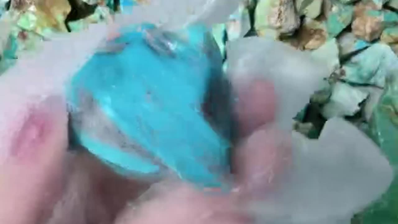 2025-0430-03 Sleeping Beauty Natural Raw Ore Electrolytic Turquoise