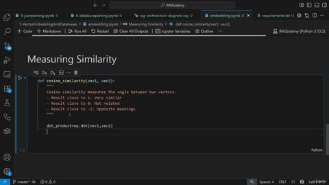 20KN - Visualization Of Embedding And Consine Similarity