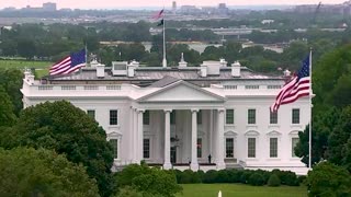 Beautiful! The second MASSIVE American flag has been installed at the White House!