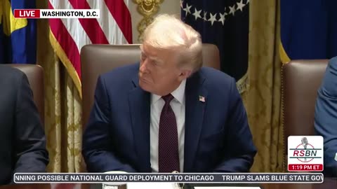 AUGUST 26 2025 President Trump Participates in a Cabinet Meeting