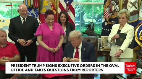 WATCH: Trump Meets With Wounded Veterans In The Oval Office, Gives Them Presidential Challenge Coins
