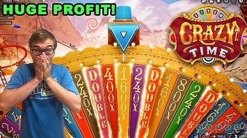 HUGE PROFIT! 1600X CRAZY TIME WIN!