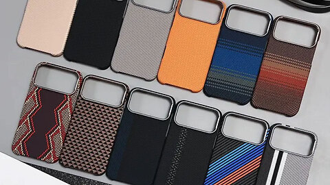 Carbon Fiber Series Kevlar Aramid Fiber Case for iPhone 17, 16, 15, 14, 13