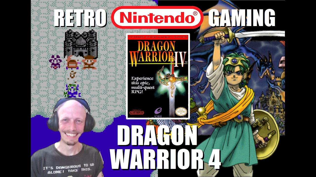 Dragon Warrior 4 (NES): Climb the Zenithian Tower to reach the Sky Castle in a MultiQuest RPG