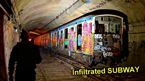 BUNKER in the Paris METRO.Caught by SECURITY.What will they do to us?