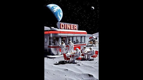 Moonlight Diner – A 1950s Dream on the Moon