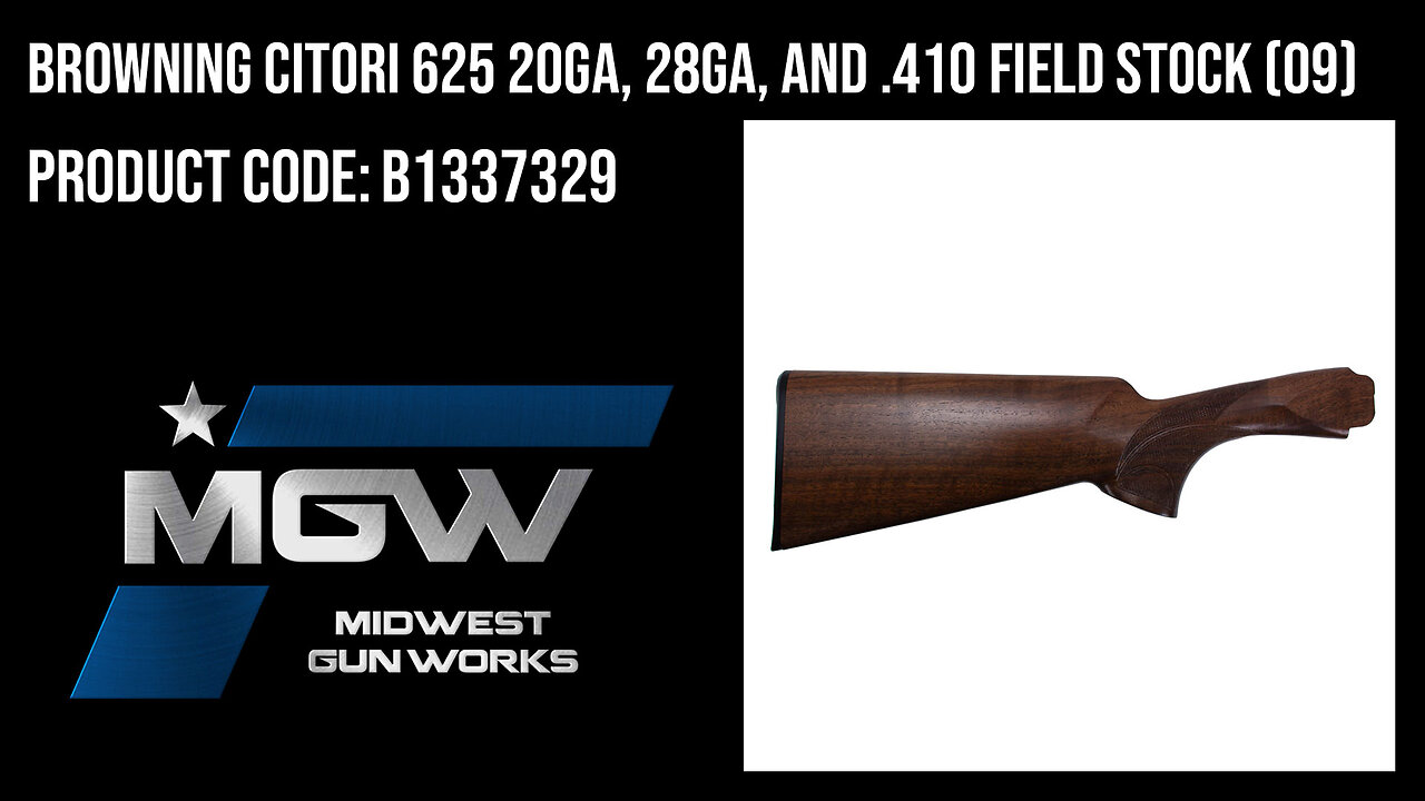 Browning Citori 625 20ga, 28ga, and .410 Field Stock (09) - B1337329