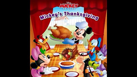 "Mickey's Thanksgiving" Read Along Book