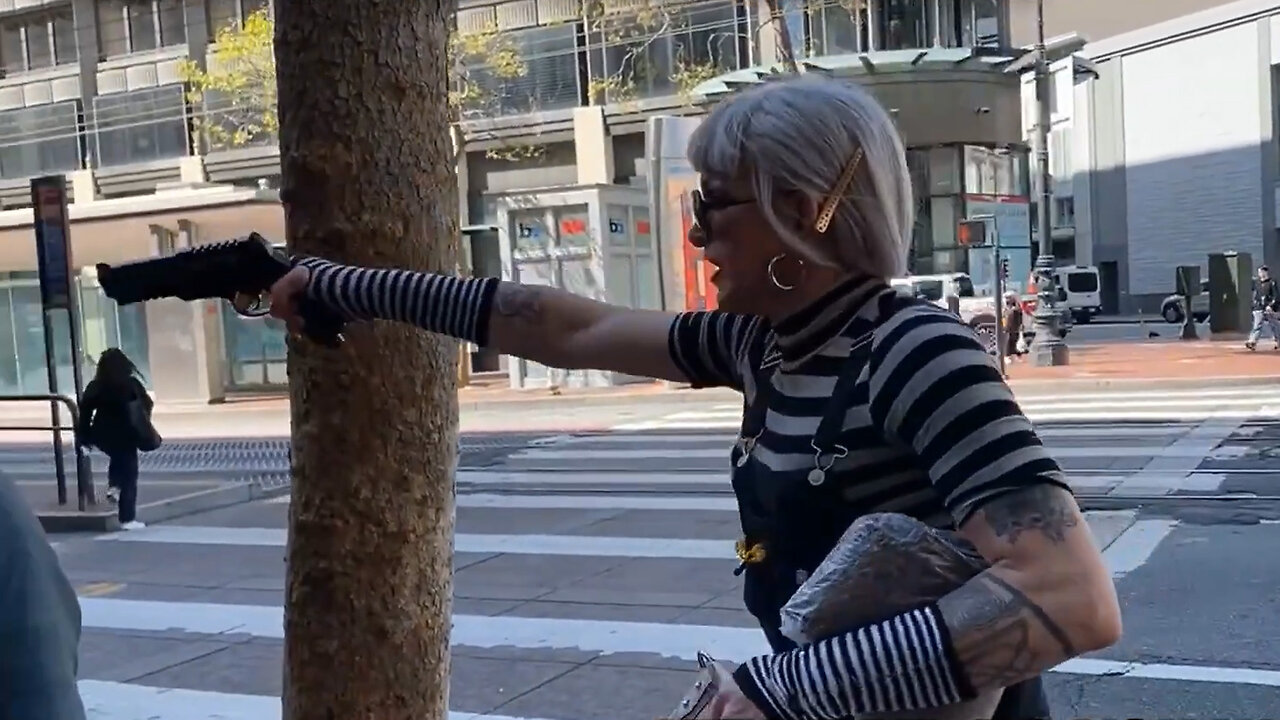 Street preacher gets gun pulled on him