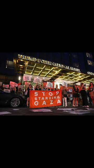 Dozens of Jewish New Yorkers including Rabbis are getting arrested outside Trump International Hotel