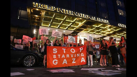 Dozens of Jewish New Yorkers including Rabbis are getting arrested outside Trump International Hotel