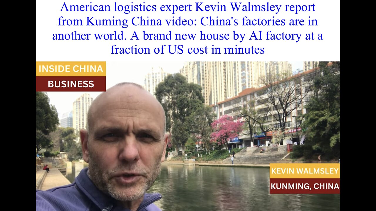 A brand new house by AI factory in China at a fraction of US cost in minutes
