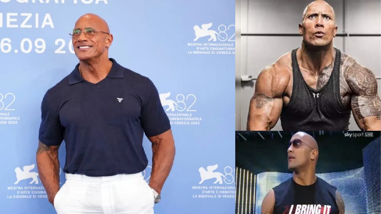 FINALLY! The Rock Comes Back to Normal Size & Cries at Smashing Machine Movie Premiere