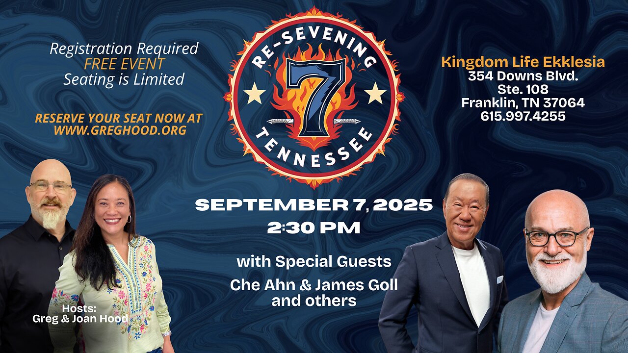 Greg Hood - James Goll - Ché Ahn and others⎮ Re-Sevening Prayer Gathering