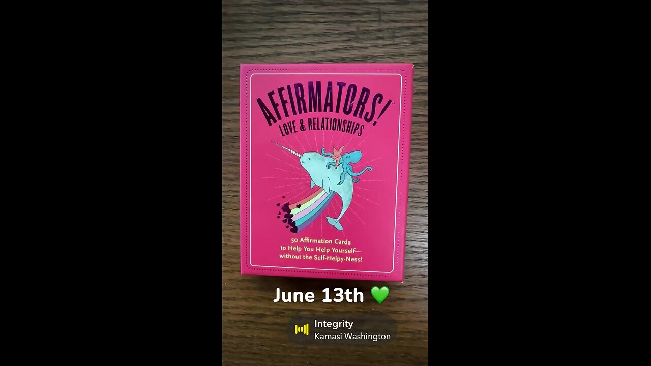 6/13/25 card: integrity