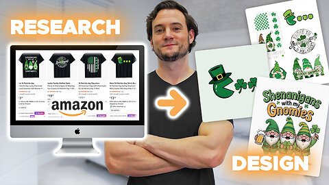 Amazon Merch Niche Research & AI Design Workflow (5 min)