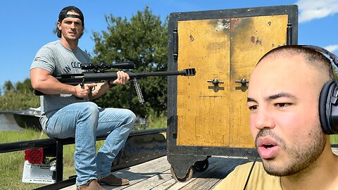 Kalkazian reacts Yee Yee Life | Can a 100 Year Old Bank Safe Stop a 50 Cal Sniper Rifle