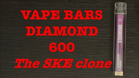 Vape Bars Diamond 600: The SKE clone review & Teardown!