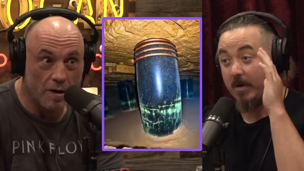 Joe Rogan & Ben van Kerkwyk: Metallic 'Tic Tac' Shaped Object Found Beneath Pyramids