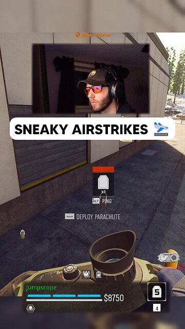 Sneaky AIRSTRIKES 🛬💥 #warzone #callofduty #funny