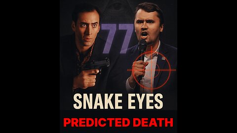 CHARLIE KIRK SNAKE EYES CONSPIRACY |PLEDGE LIGHT🪬👁