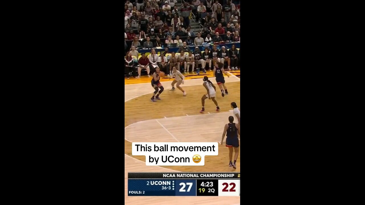 Uconn ball movement shows the big difference in level 🔥🔥🔥