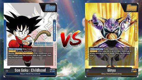 Dragonball Fusion World Online Son Goku Childhood VS Ginyu!!