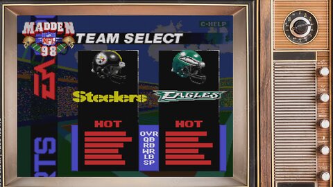 1997 Steelers @ Eagles (Madden 98 Genesis)