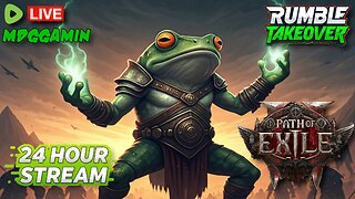 🔴LIVE - Path Of Exile 2 Patch 0.3 - 24 HOUR STREAM - Chilling & Chatting- #RumbleTakeover