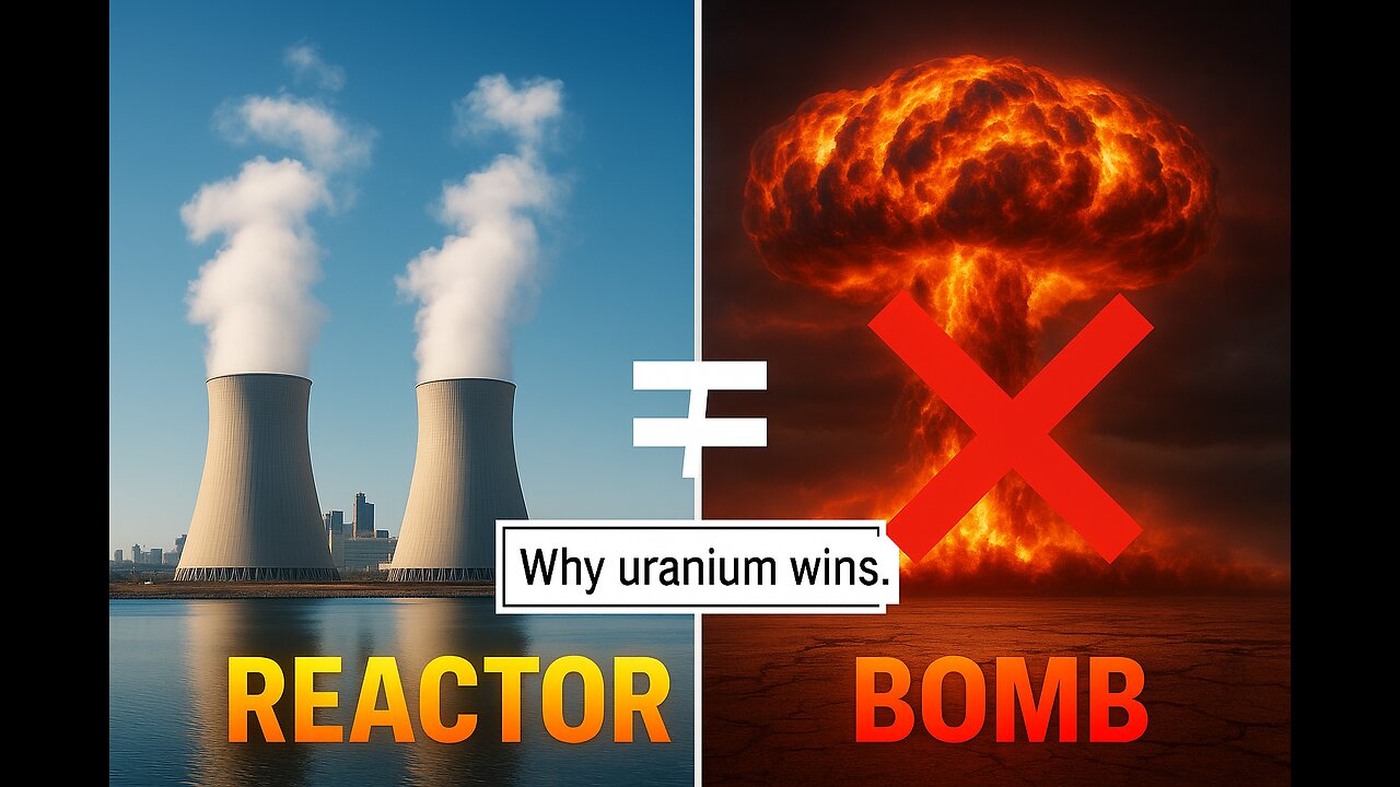 Reactor vs Bomb Why Uranium Often “Wins” in Power
