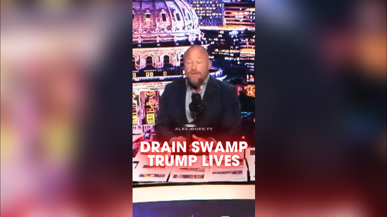 Alex Jones: Deep State Will Kill Trump If He Doesn't Drain The Swamp - 4/24/25