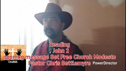 John 2 opening message Set Free Church Modesto Pastor Chris Settlemyre #theoutlawpreacher