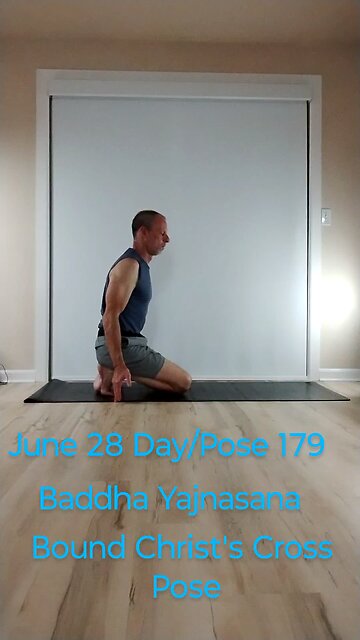 Baddha Yajnasana / Bound Christ's Cross Pose