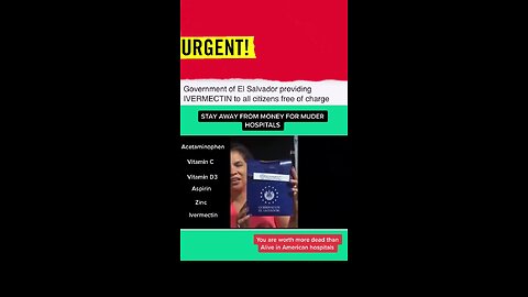 Look at what they’re giving Covid patients in other countries….