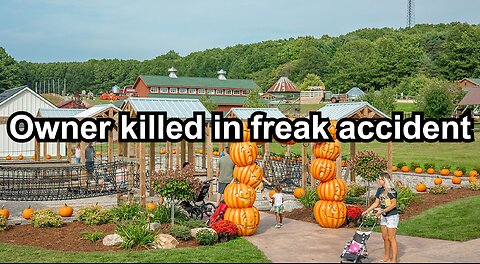 Owner killed in freak accident