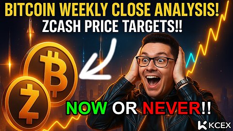 Bitcoin Weekly Close Forecast!! ZCASH Price Analysis!! How High Can It Go??