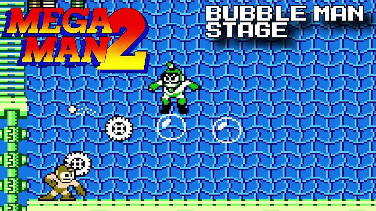 Mega Man 2 (NES) - 2. Bubble Man stage
