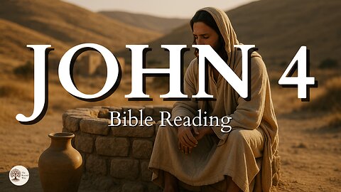 Book of John Chapter 4 | Peaceful Bible Gospel Audio Reading for Stillness and Scripture Meditation