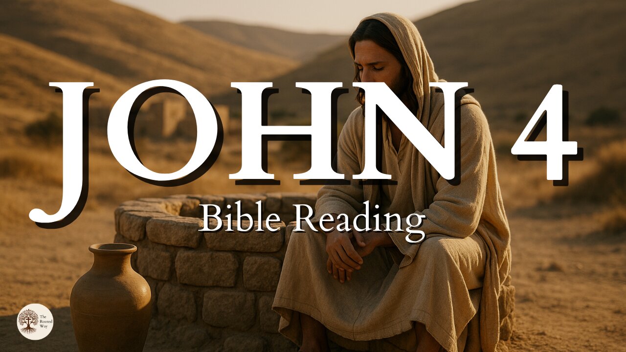 Book of John Chapter 4 | Peaceful Bible Gospel Audio Reading for Stillness and Scripture Meditation