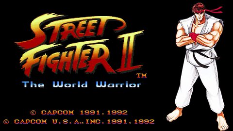 Street Fighter II (Super Nintendo) - Ryu gameplay