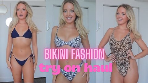 4K Bikini Fashion | Try on Haul | Summer Beach Wear