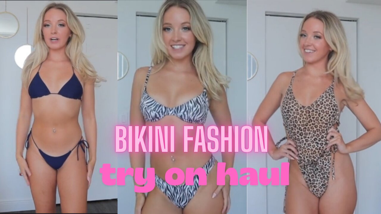 4K Bikini Fashion | Try on Haul | Summer Beach Wear