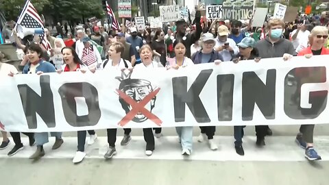 Anti-Trump "No King " Protests sweep the U.S ahead of military parade