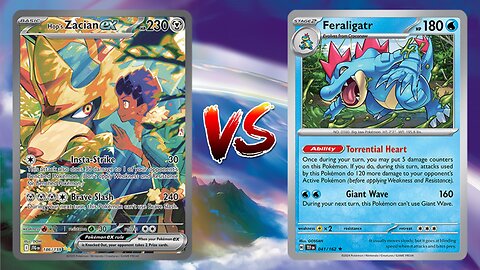 Pokemon TCG Live Hop's Zacian EX Dubwool VS Feraligatr Mimikyu!!