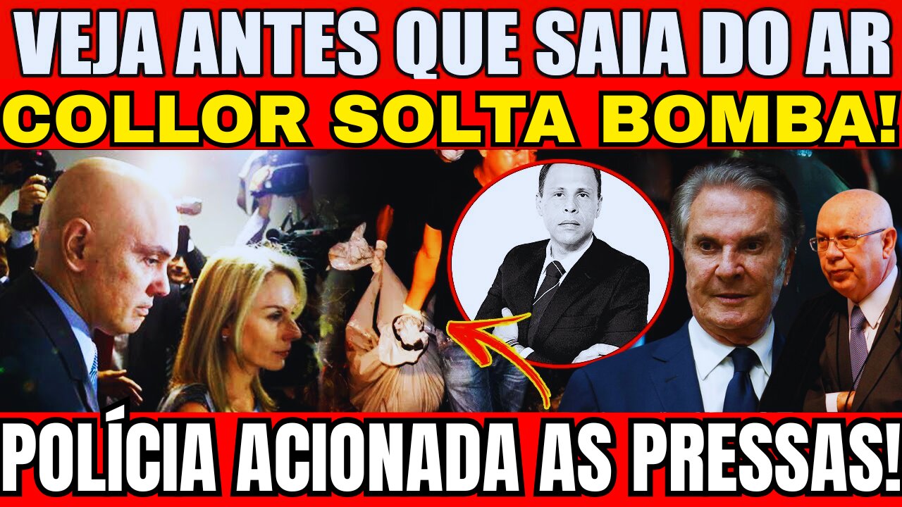 urgente! EX-ASSESSOR DE M0RAES M0RT0!! COLLOR SOLTA BOMBA!! MINISTRO ENVOLVIDO!!