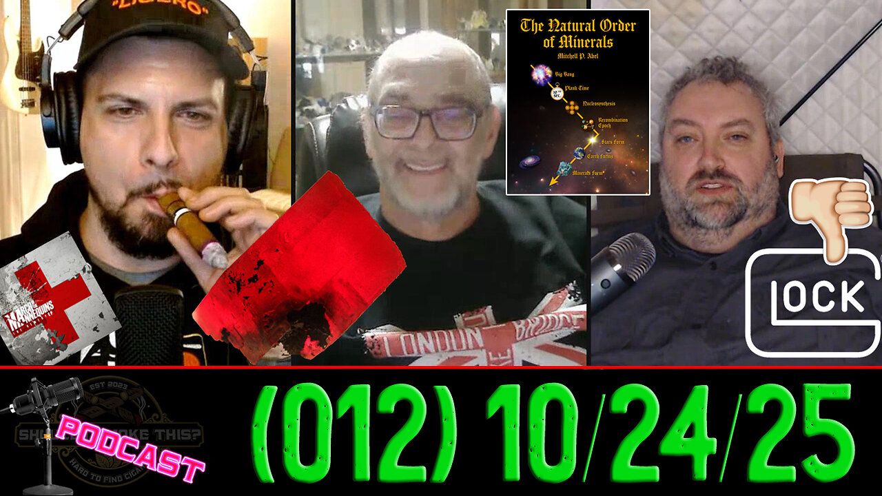 SHOULD I SMOKE THIS PODCAST (012): MITCH! & Mineralogy, OUR MUSIC, Atabey, Belgian Blue, Glock Quits