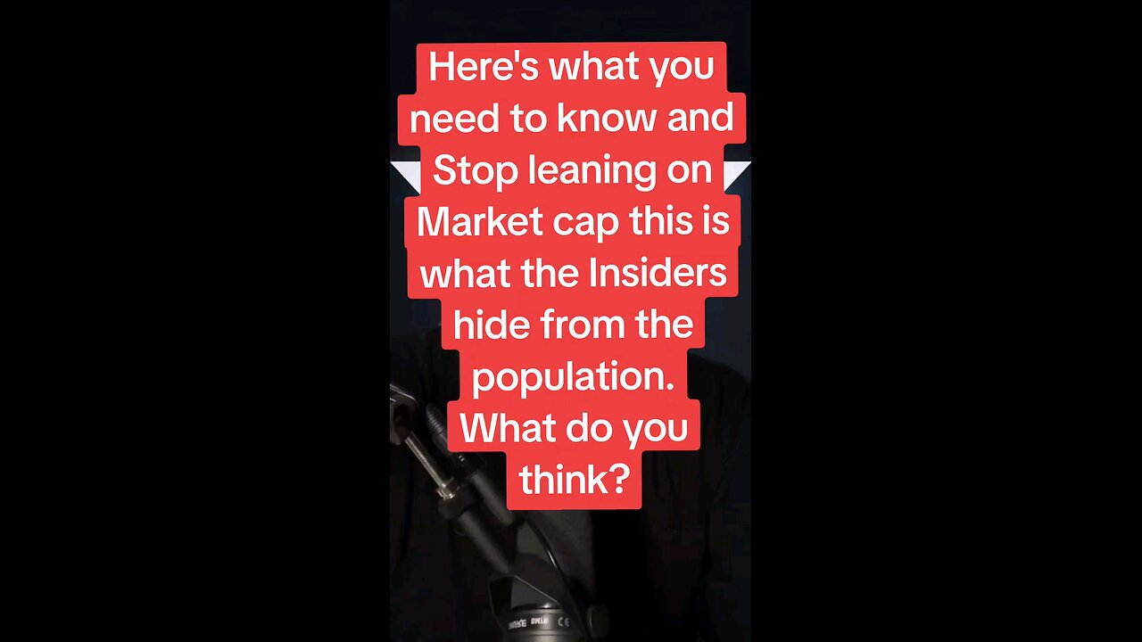 Stop leaning on market Cap!