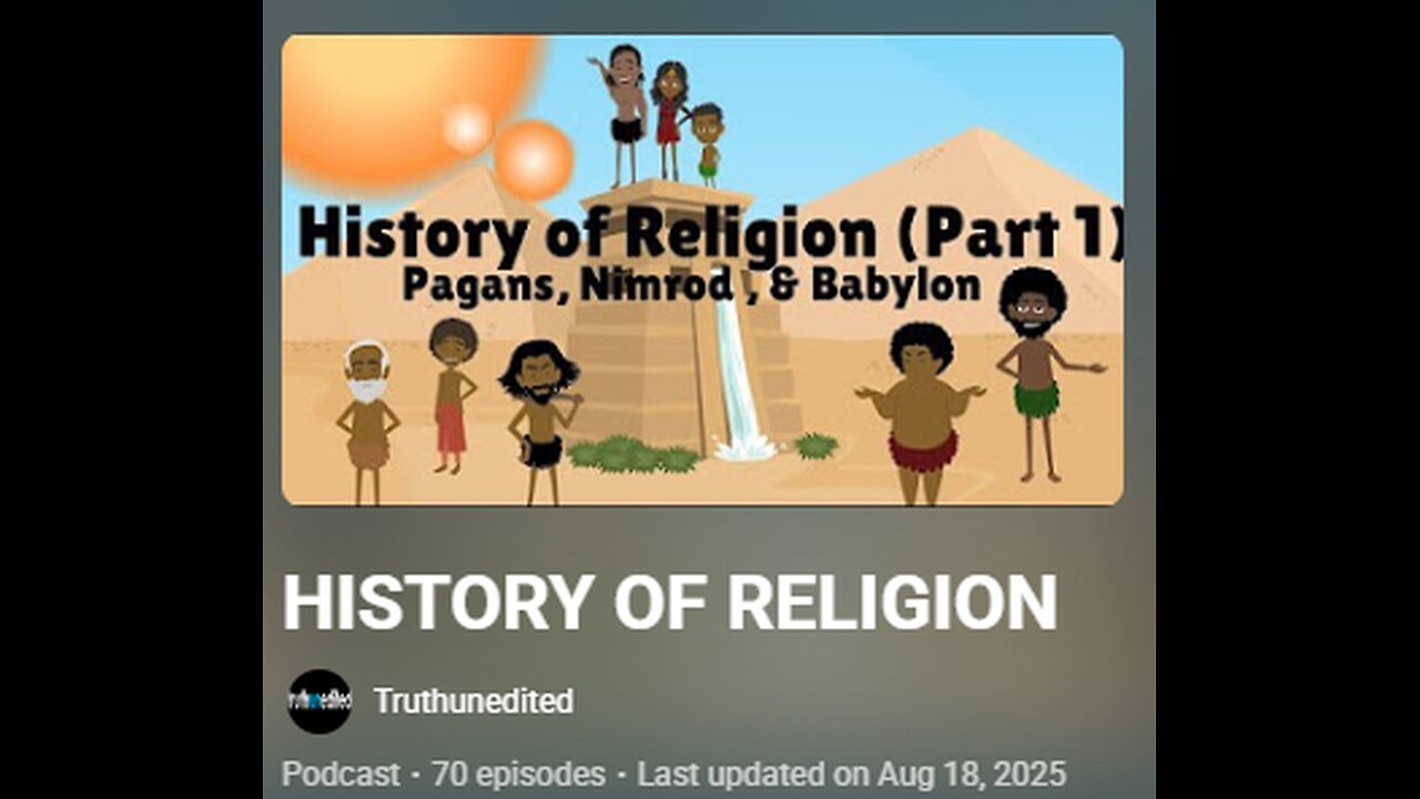 HISTORY OF RELIGION 1 - 11