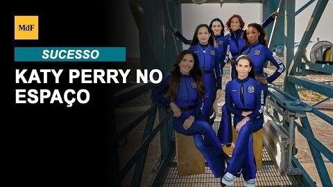 Katy Perry no espaço: Blue Origin completa voo com 6 mulheres a bordo